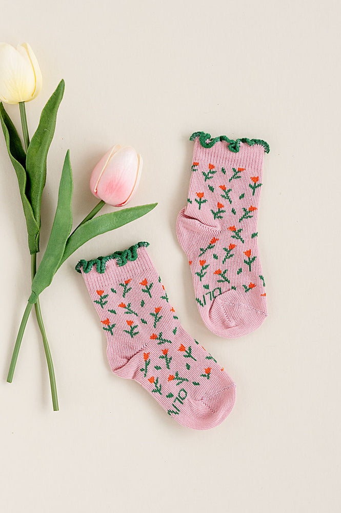 Spring Tulips Sock
